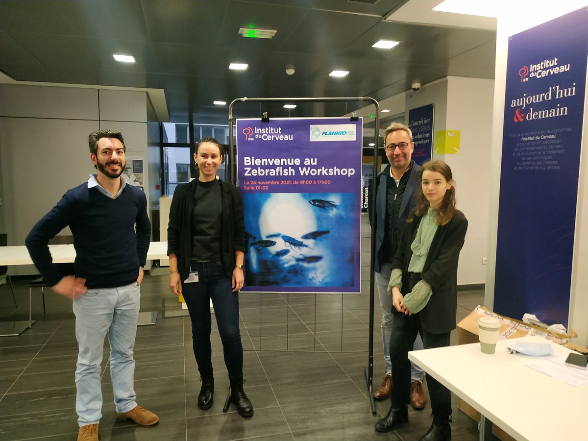 Hi everyone,

We are live from the Zebrafish Workshop !
We thank all participants in advance. 
Wishing you a great day !
<a href="/ViewpointBehav/">ViewPoint Behavior Technology</a> <a href="/Tecniplast3/">Tecniplast</a> <a href="/AssoWhiteRabbit/">White Rabbit</a> <a href="/vetofish/">Vetofish</a> <a href="/IDEXX/">IDEXX</a> 
#recherche #zebrafish #innovations #Workshop