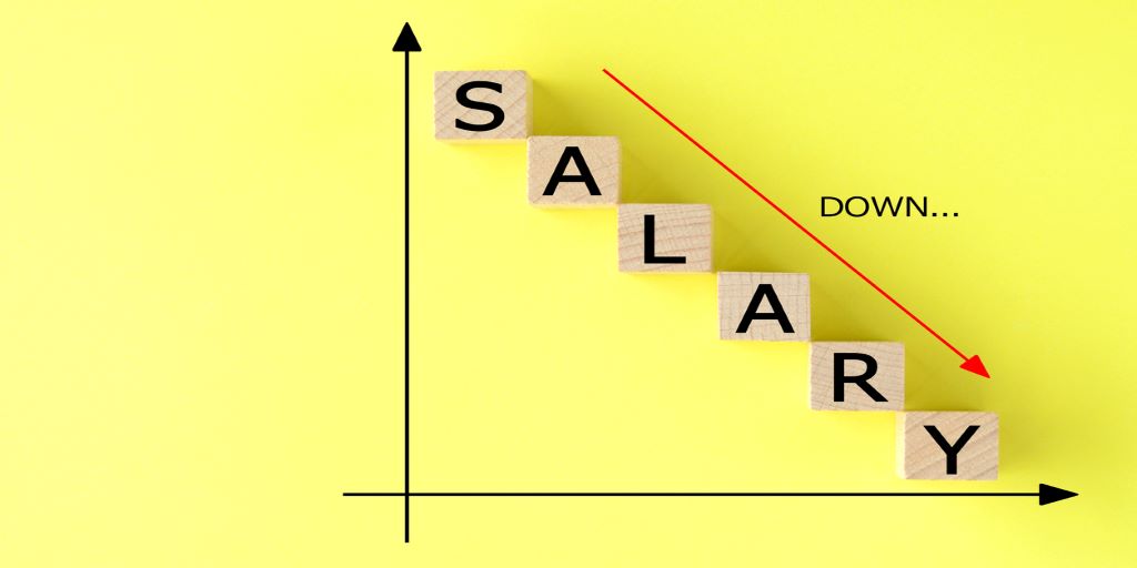 PayIncSA's tweet photo. Salaries in South Africa experienced the steepest decline in October 2021, according to the latest BankservAfrica Take-home Pay Index #BTPI. In the last 25 months, the typical salary in the formal sector has not changed much. Read more: https://t.co/tJLSbDheeM @mikeschussler https://t.co/XChZirLWqu