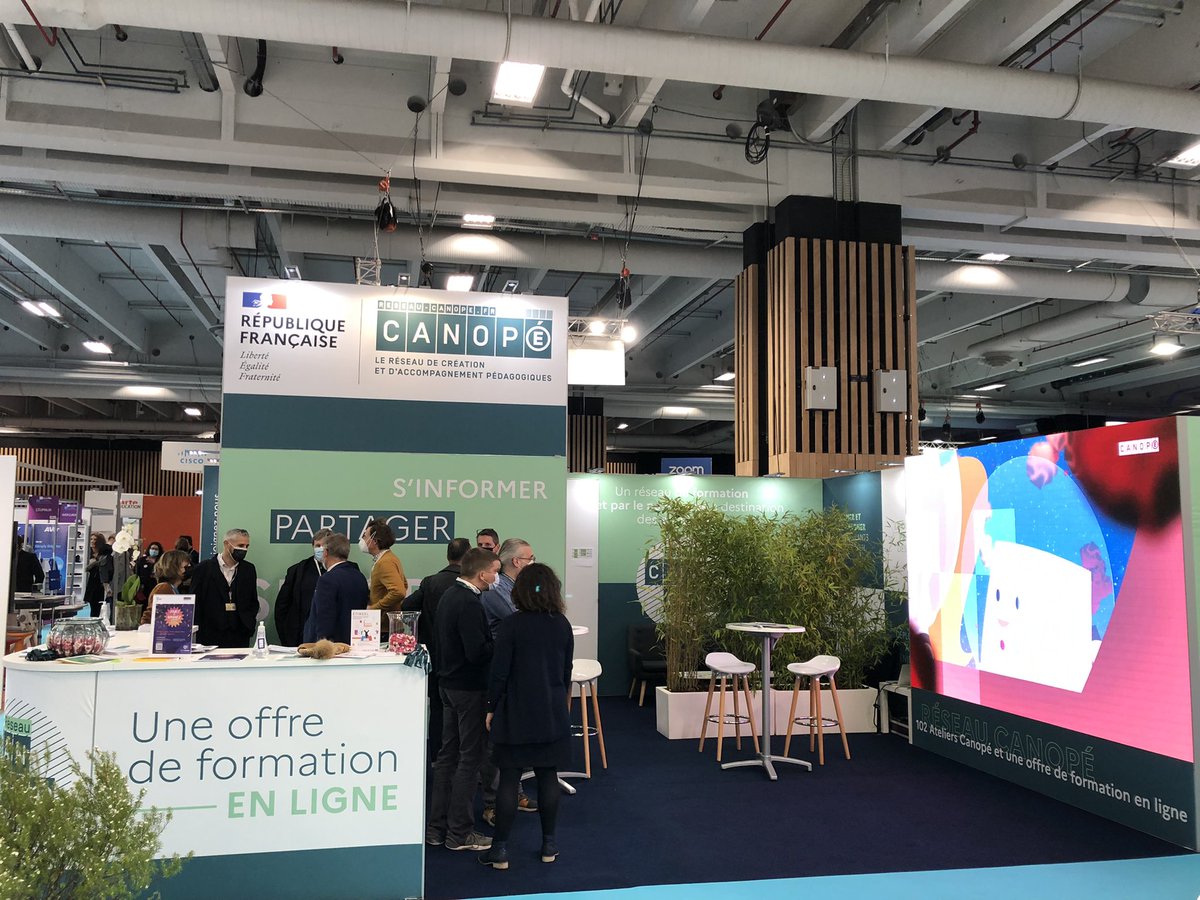 reseau_canope's tweet image. Notre stand est face à l’entrée ! Venez nous voir 😀