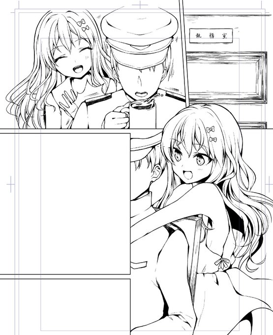 前の本より線太めを意識してるんだけどちょうどいい太さがわからん 