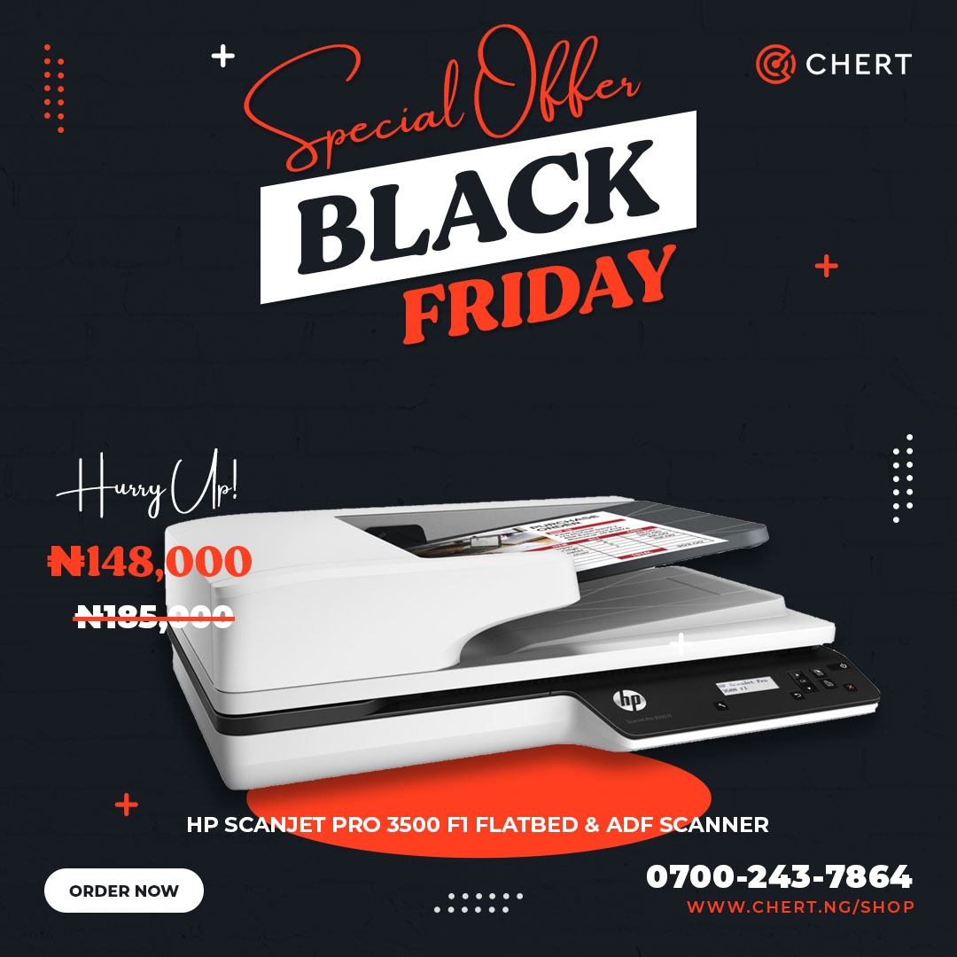 ChertComputers's tweet photo. Get reliable, high-speed scanning for complex projects – this scanner can handle 3,000 sheets per day. 

Call: 0700-243-7864 or chat with us here: https://t.co/Ib6zJxtZ6V

nigeria #devices #lagos #abuja #nigeria #naijatech #naija #lagostraffic #giditraffic #blackfriday https://t.co/xlfBqWwcis