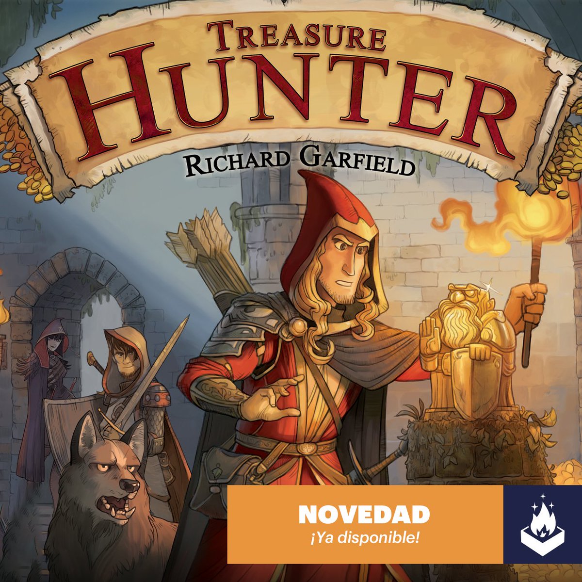DevirIberia's tweet photo. ¡Treasure Hunter ya está disponible en tiendas! 🪙⚔️

Un juego diseñado por Richard Garfield (el creador de Magic: The Gathering o King of Tokyo, Bunny Kingdom, entre otros éxitos) 😍 https://t.co/8IYwqKHAg8