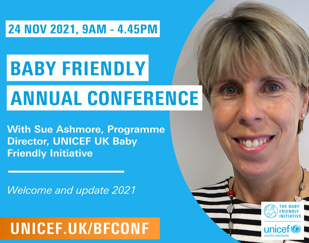 babyfriendly's tweet image. We are pleased to officially welcome you to the 2021 Baby Friendly Annual Conference (Virtual) with a welcome and update from @babyfriendly Programme Director Sue Ashmore @sue_ashmore 

Follow along with the hashtag #bfconf