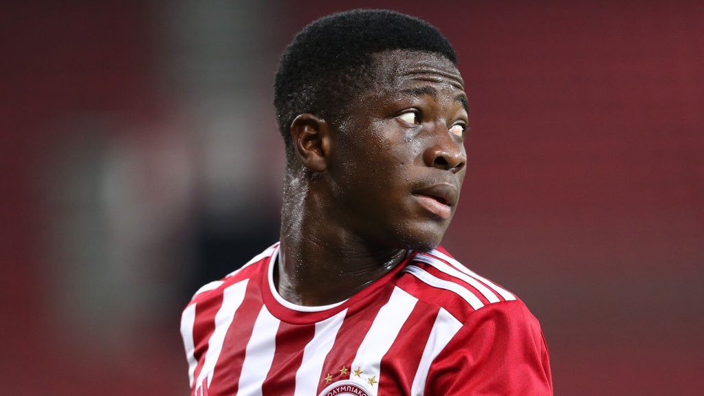 Leicester City can seal a £20million move for Olympiacos star Aguibou Camara. (Twitter/ Prefields)