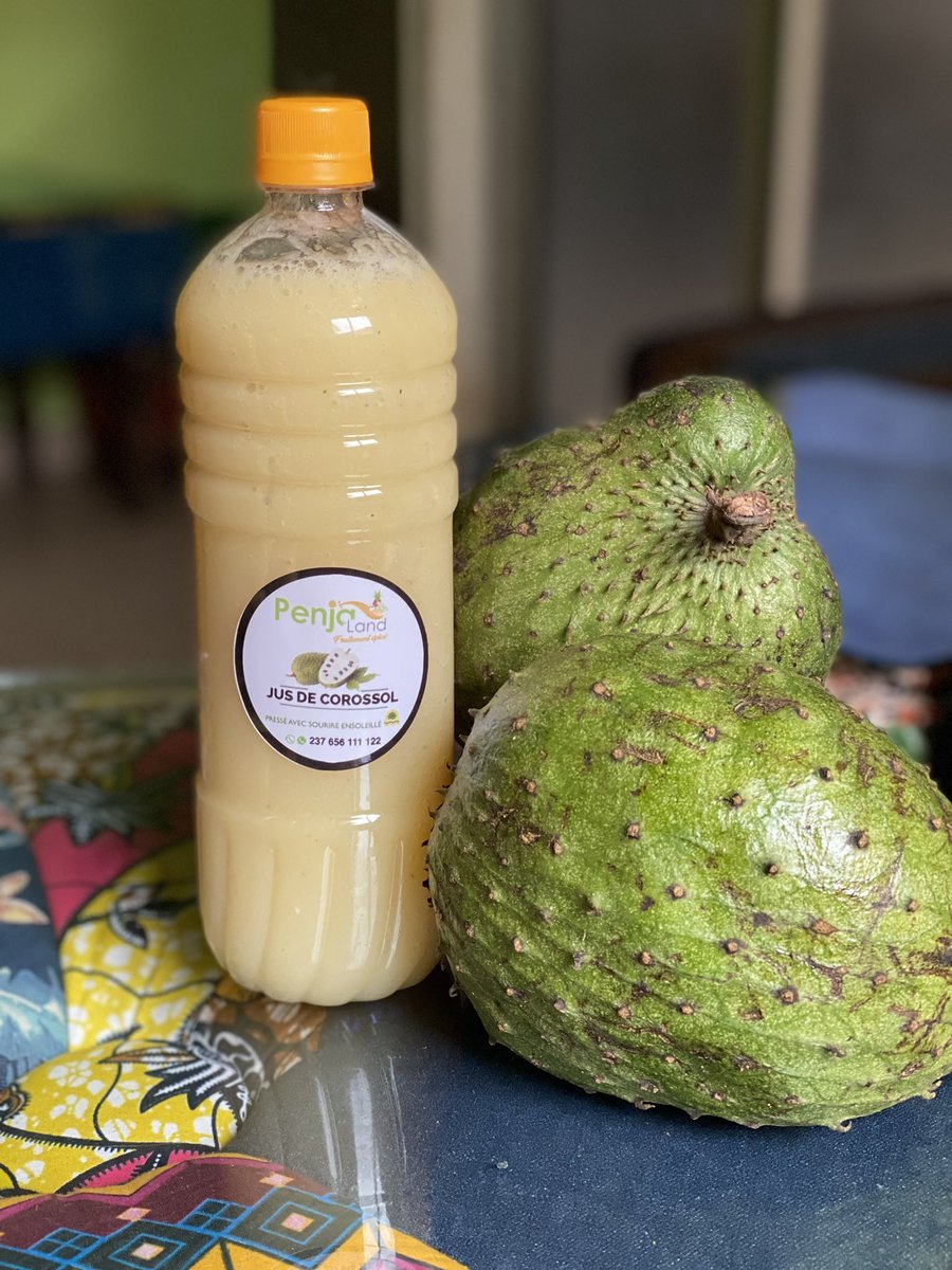 Penjaland's tweet photo. Ce mercredi commandez notre 100% pur jus de corrossol 😋. Sa texture onctueuse et son goût délicieux ne vous laisseront pas indifférents😉. https://t.co/yCStUcB98E