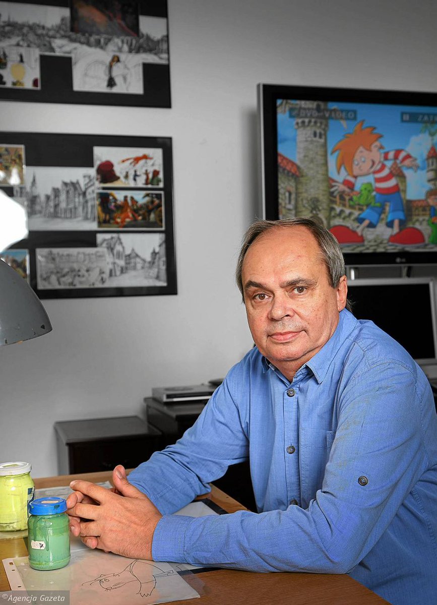 SFR_Bielsko's tweet image. Dziś 66. urodziny obchodzi Andrzej Orzechowski, wieloletni dyrektor Studia Filmów Rysunkowych, reżyser, scenarzysta, współtwórca m.in. filmu pełnometrażowego "Gwiazda Kopernika" oraz serialu "Kuba i Śruba". Sto lat Andrzeju!