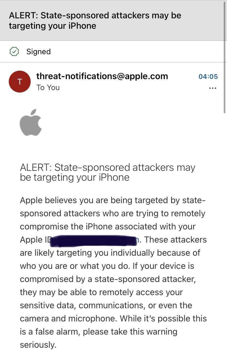Several Thai activists received email from <a href="/Apple/">Apple</a>, notifying that they are being targeted by state-sponsored attackers. One of the activists is Dechathorn Bamrungmuang or HOCKHACKER of Rap Against Dictatorship. facebook.com/10005771736736…

Photo courtesy of HOCKHACKER #infosec