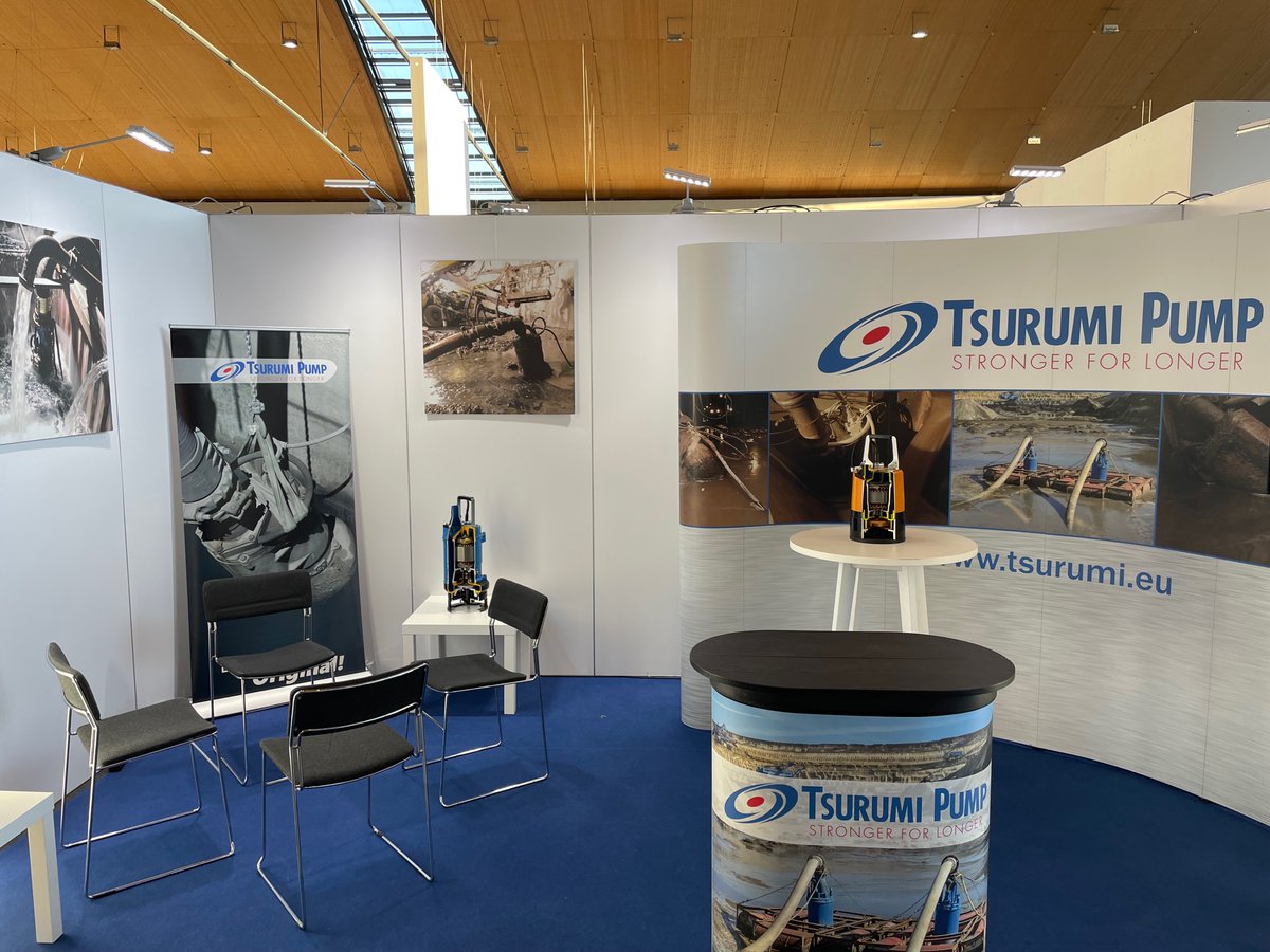Tsurumi_Europe's tweet photo. At the #STUVA Expo today & tomorrow you will have the opportunity to talk in detail about #tunneling and pumps with the experts from #Tsurumi. Just drop by: Booth E107, @messekarlsruhe - we are looking forward to your visit!
#stronger4longer #Karlsruhe #StuvaExpo https://t.co/XZh4kDUBOP
