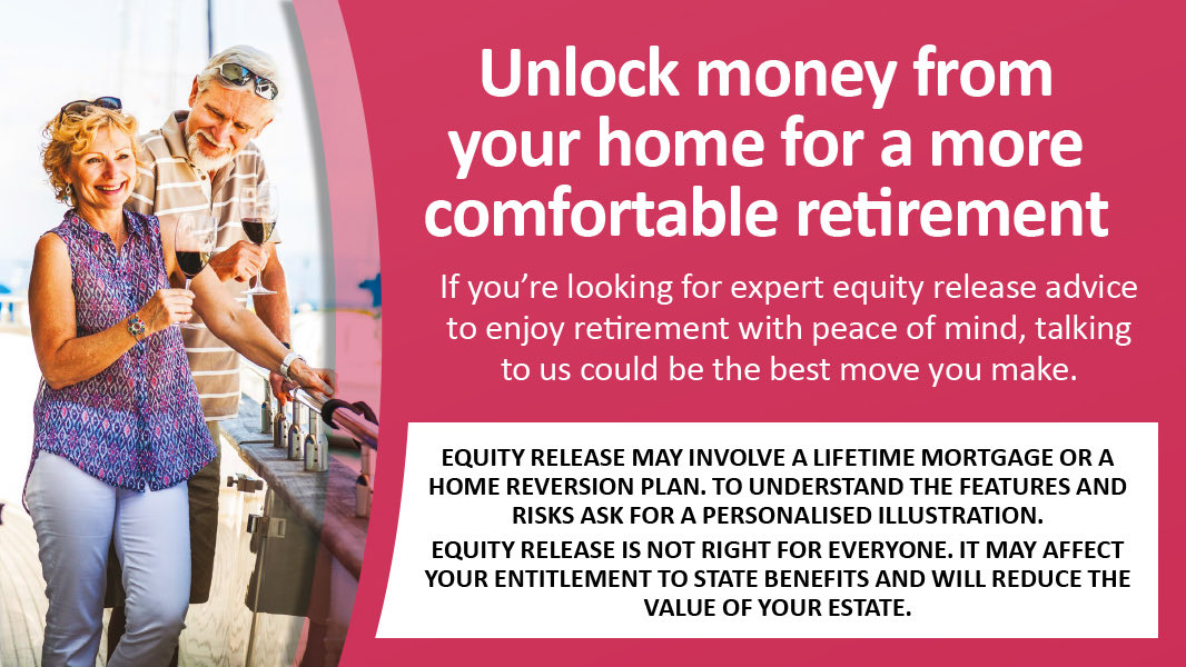 Is your retirement income limiting the lifestyle you can afford? Have you considered Equity Release as a way of boosting your retirement income? If so, we can help. Contact us today for expert advice on unlocking the value in your home. #SovereignFS | SovereignFinancial.co.uk