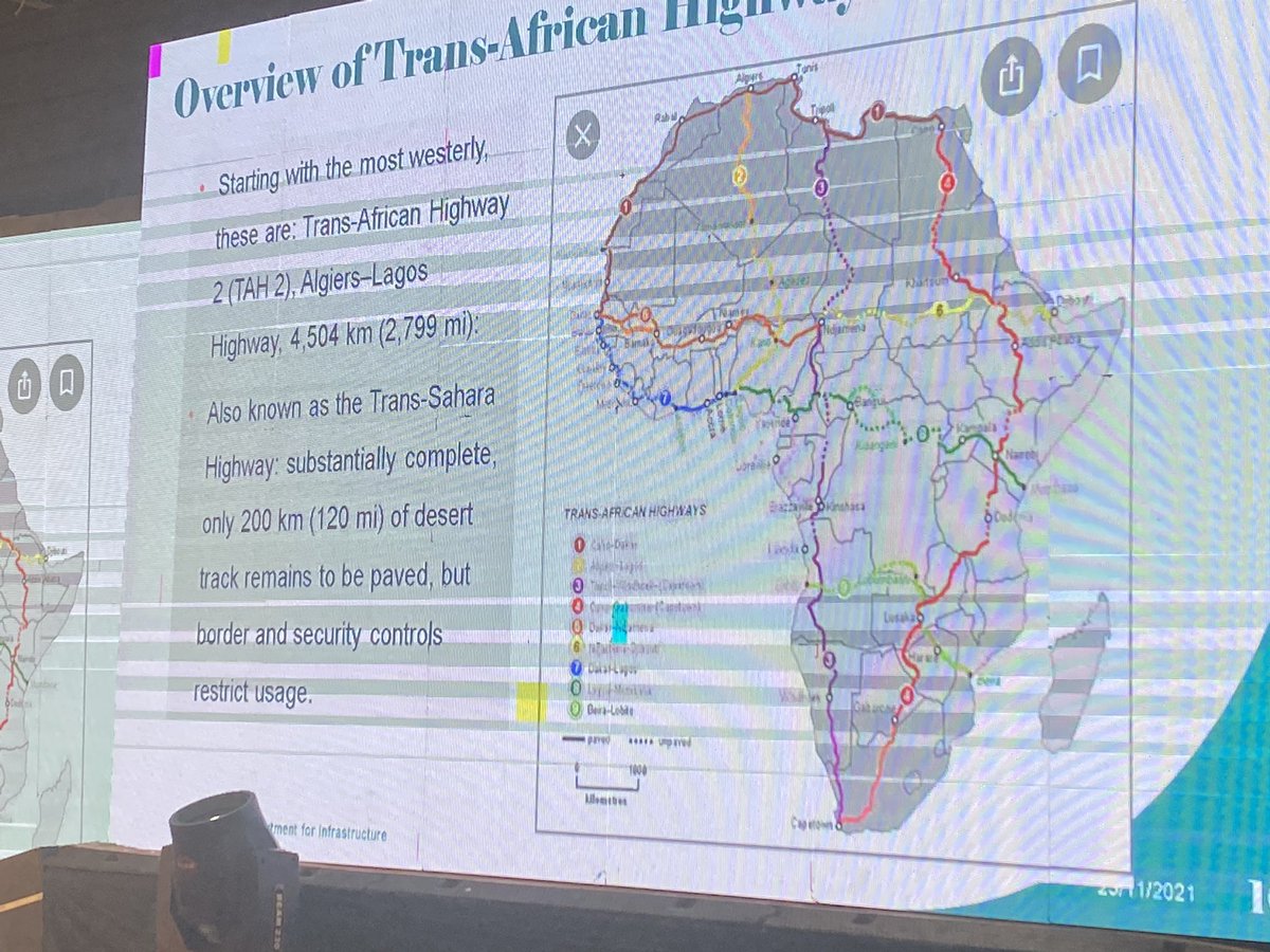 Imagine Kenya will be linked to the Atlantic Ocean. You can go to America by road and by sea, not by sea.
