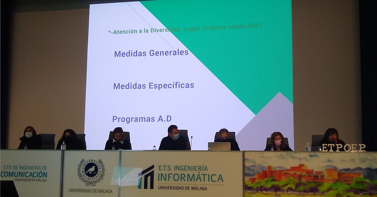 Primera Jornada de Coordinación del curso 2021/22 <a href="/etpoepmalaga/">ETPOEP Málaga</a> Surgen muchas dudas acerca de las medidas de atención a la diversidad.