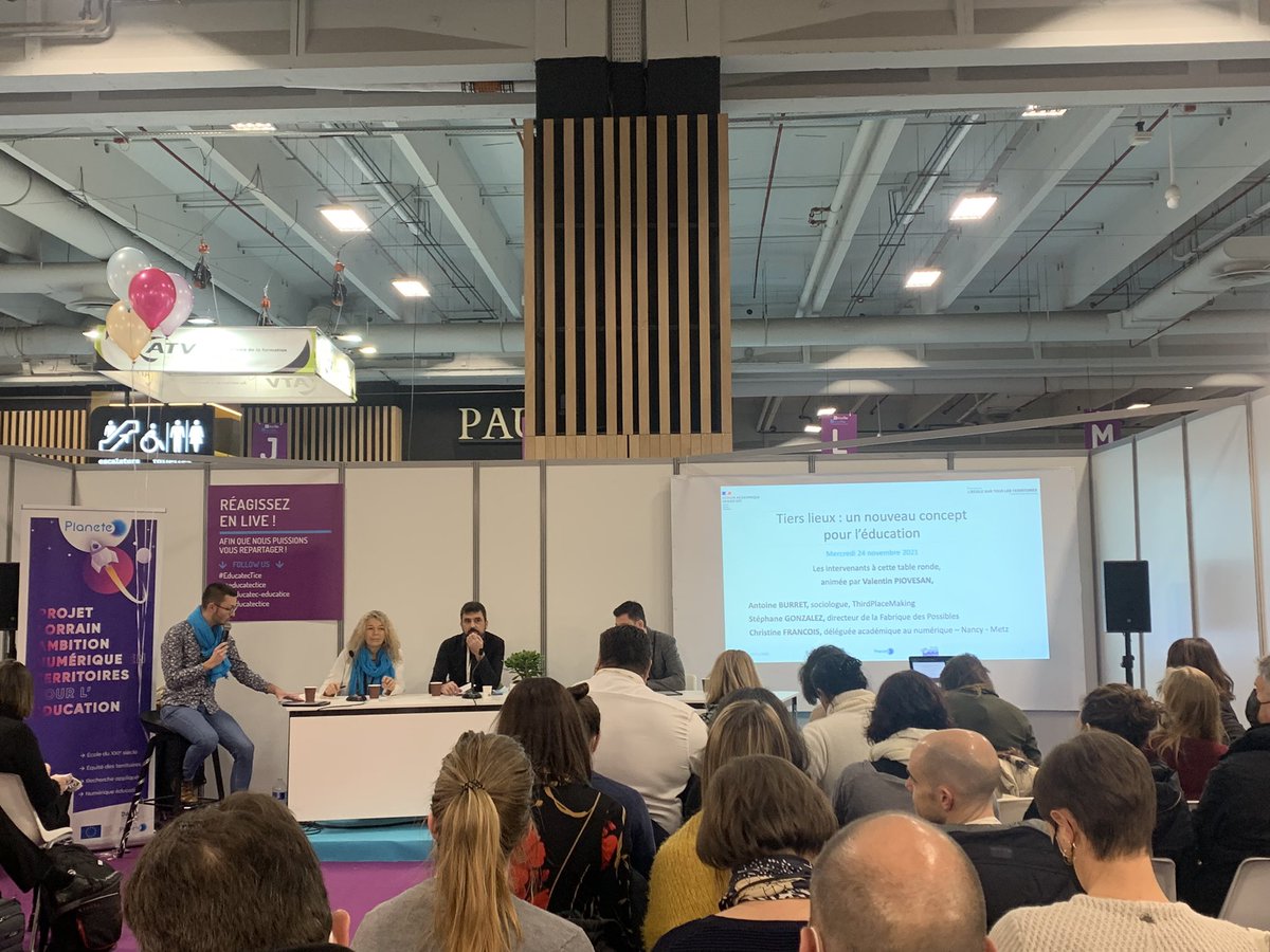 Les tiers lieux, nouveau concept pour l’éducation. Salon @educatectice avec <a href="/JFFiorina/">JF Fiorina</a>. 1ère sortie officielle de la commission "#Pédagogie et #Numérique" de la CDEFM, Conférence des Directeurs des Écoles Françaises de Management. Avec <a href="/JFFiorina/">JF Fiorina</a> on réfléchit #ecoledufutur💡