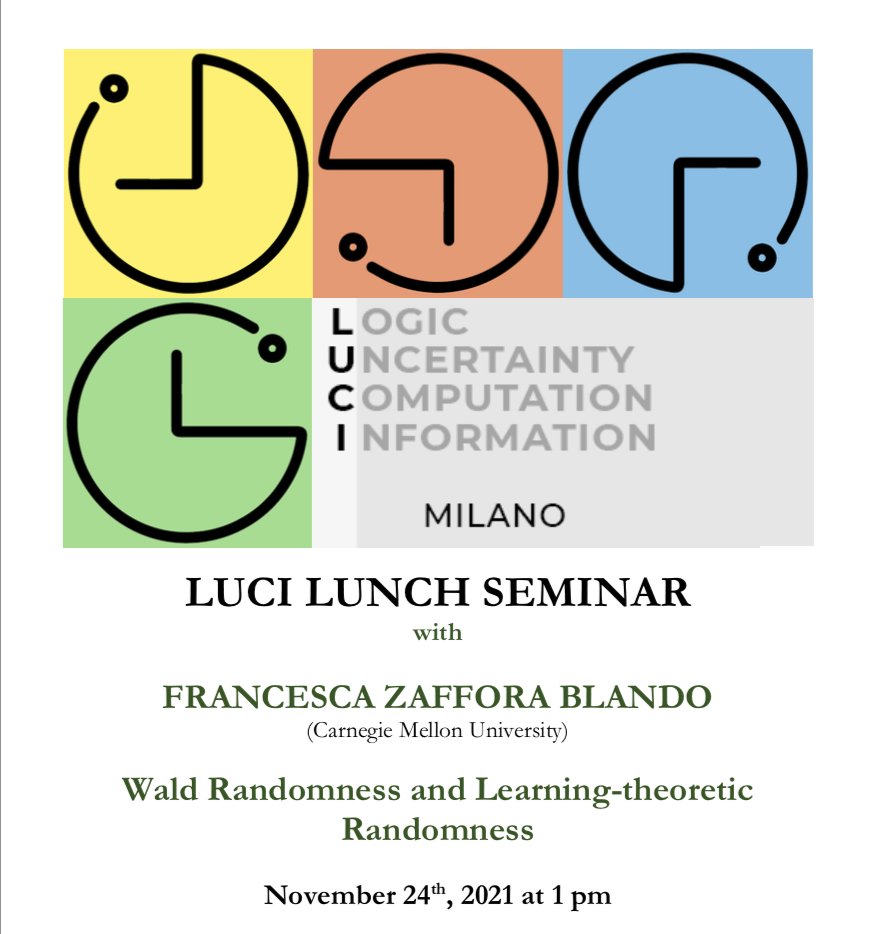LogicMilano's tweet photo. Join us at 1 pm for a Logic lunch with Francesca Zaffora Blando

https://t.co/53lx7QVXID https://t.co/rM6qXJ3fY3