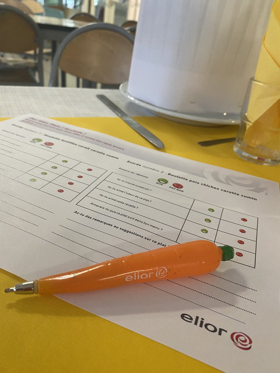 ENFIN 🙏 le voilà le TEST CONVIVES @Elior_France 🇫🇷 les tables sont prêtes. Ravi d’être reçu sur l’école Desnos de Charenton-le-pont avec nos élémentaires