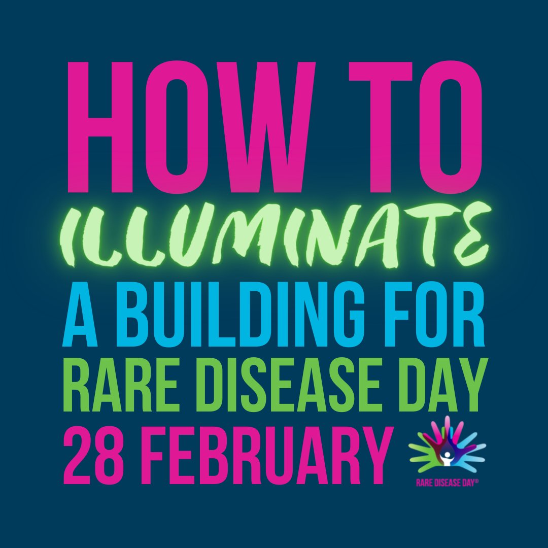 rarediseaseday's tweet photo. Join the Global Chain of Lights for Rare Disease Day!
Learn how you can light up a building in your area by downloading our building illuminations toolkit: https://t.co/9lJyGYDdkv
#LightUpForRare #RareDiseaseDay https://t.co/zLb3p9z3SA
