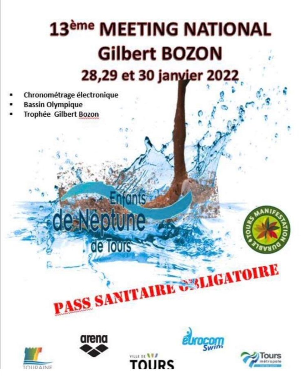 EnfantsTours's tweet image. ⚪Meeting National G. BOZON
28,29,30 janvier 2022
QUALIFS N1, N2, JUNIORS
