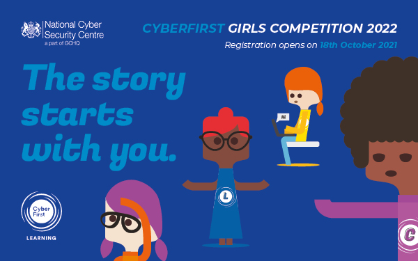 NCSC's tweet photo. Only 5 days left until the CyberFirst Girls Competition begins! 🚨

Hundreds of schools have already signed up, but has yours? Don't miss out https://t.co/gL3PMxrJMh https://t.co/HWMq3gC9xR