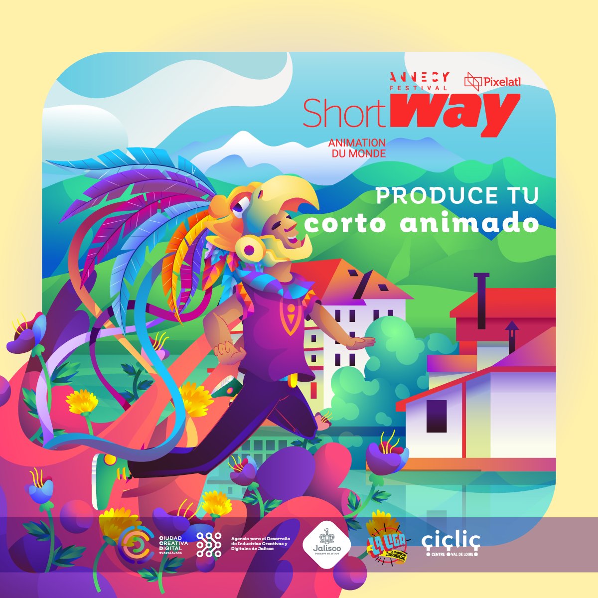 annecyfestival's tweet photo. #AnimationDuMonde 🌏
🤝Produisez votre court métrage avec @Pixelatl et #annecyfestival.
🔉#Shortway 2022 lance un appel à de courts métrages latino-américains en développement.
Le gagnant sera présenté lors d'#annecymifa.
📝 Inscriptions avant le 31/01
https://t.co/1UHeBl3KiR https://t.co/i5GATTSQO7