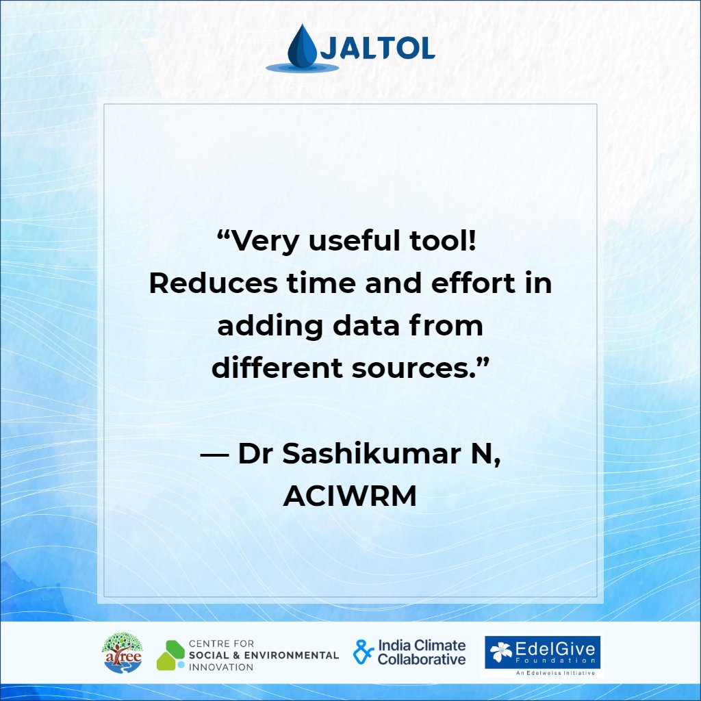WELLLabs_org's tweet photo. @veenas_water @TheWireScience @atree_org Free, #openaccess digital tools, like the Jaltol @qgis plugin could make a difference by providing unified layers of water data together on one platform in an easy-to-use format. Join us for the launch on November 30 at 3 pm IST: https://t.co/Xkc15b8Urb https://t.co/ajfZdB42XX