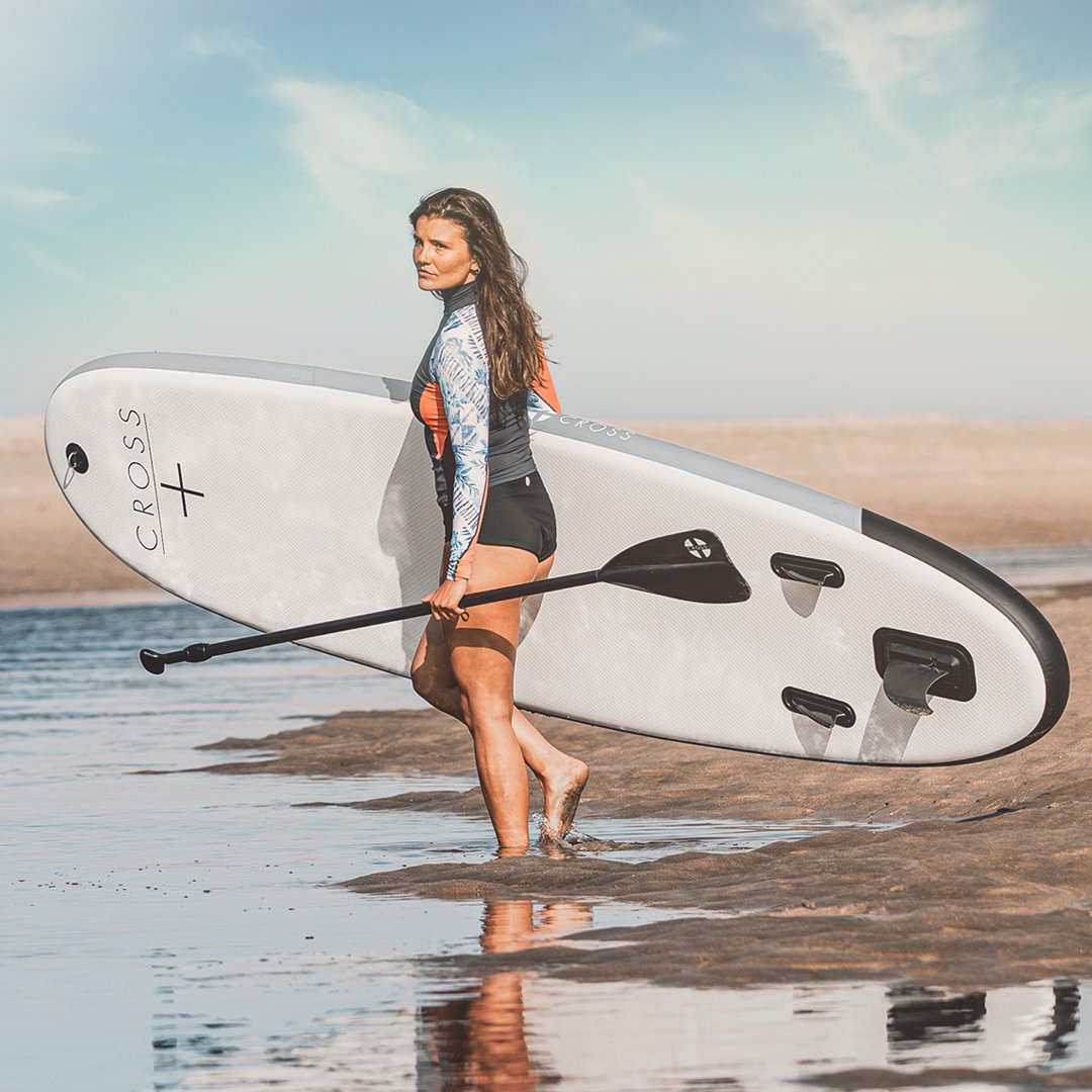 Perfect for all types of trips out on the water. 
A stable and easy to handle generously sized inflatable SUP
#BlueFriday offer £50 off + £80 in Gul.com vouchers - See link to shop bit.ly/3cKxyhm  
#BlueFriday 🔵
#deal | #voucher | #gulwatersports