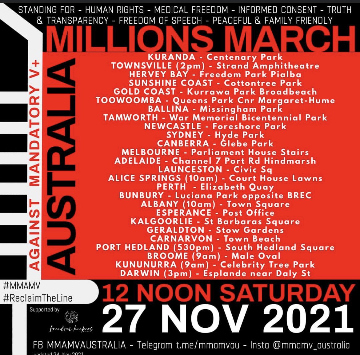 Let’s make it millions indeed!
#RiseUpAustralia