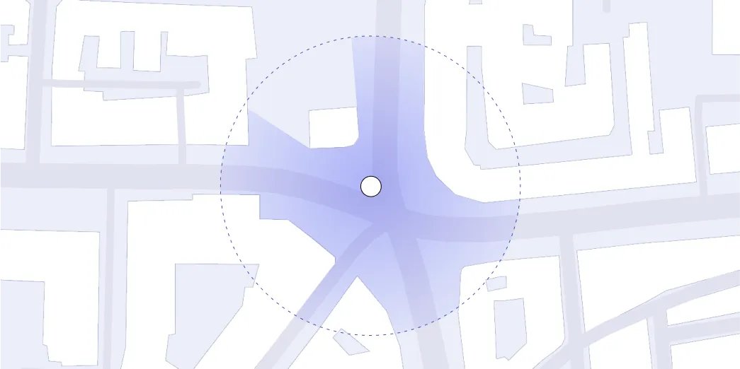 We teamed up with <a href="/AppliedStudio/">Applied Information Group</a> to discover how we might use data to analyse neighbourhood 'legibility'. Our geospatial analysis engine computed and visualised wayfinding influences driven by data. 
buff.ly/3r2K4Bh