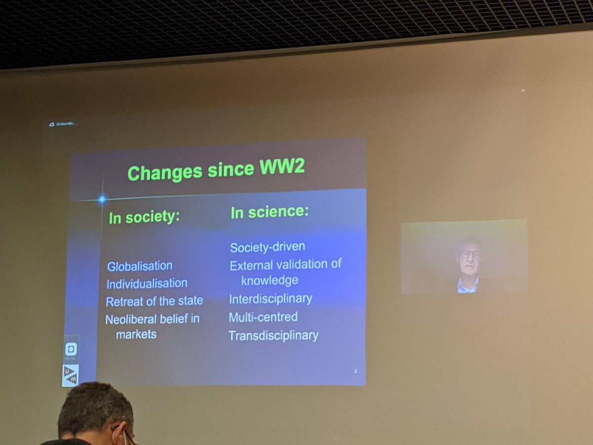 resbios's tweet photo. It is a pleasure to be joined virtually by @wiebebijker a long term advisor to the #resbios project talks about how the relationship between science and society has changed drastically over the past half-century and why we need a new social contract! https://t.co/PejnZmQ1LO
