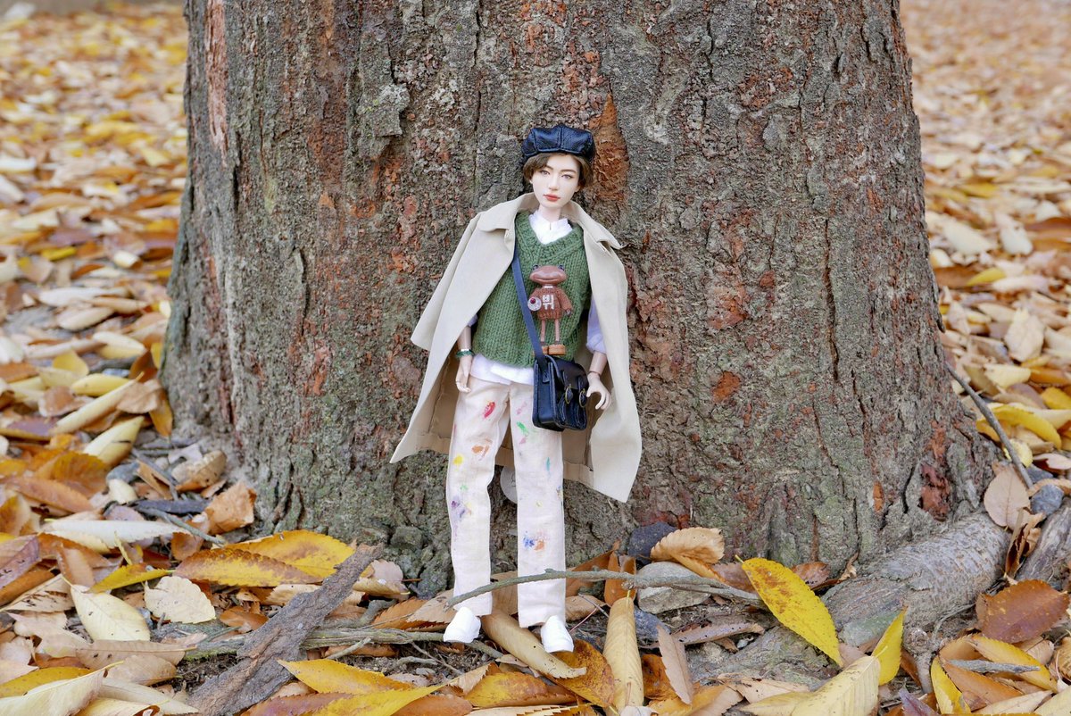 가을 곰돌이 태태🧸🍁