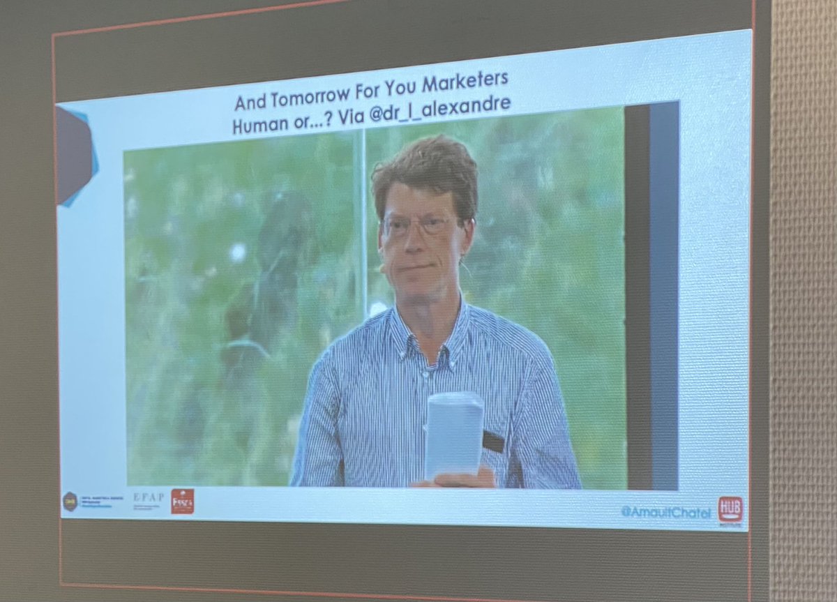 Conférence apprenante et enrichissante 🤩 sur #IA <a href="/dr_l_alexandre/">Docteur Laurent Alexandre</a> « l’intelligence artificielle complémentaire de l’intelligence humaine » #MBADMB #TransfoNum <a href="/ArnaultChatel/">Arnault Chatel</a>