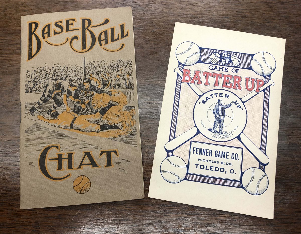 CanadayCenter's tweet image. Happy National Game &amp;amp; Puzzle Week! Would you pick up the cards for this 1909 “scientific card baseball game” to sharpen your brain after all of the Thanksgiving food has muddled it? What are your favorite games to play when with friends &amp;amp; family this holiday? #GameAndPuzzleWeek