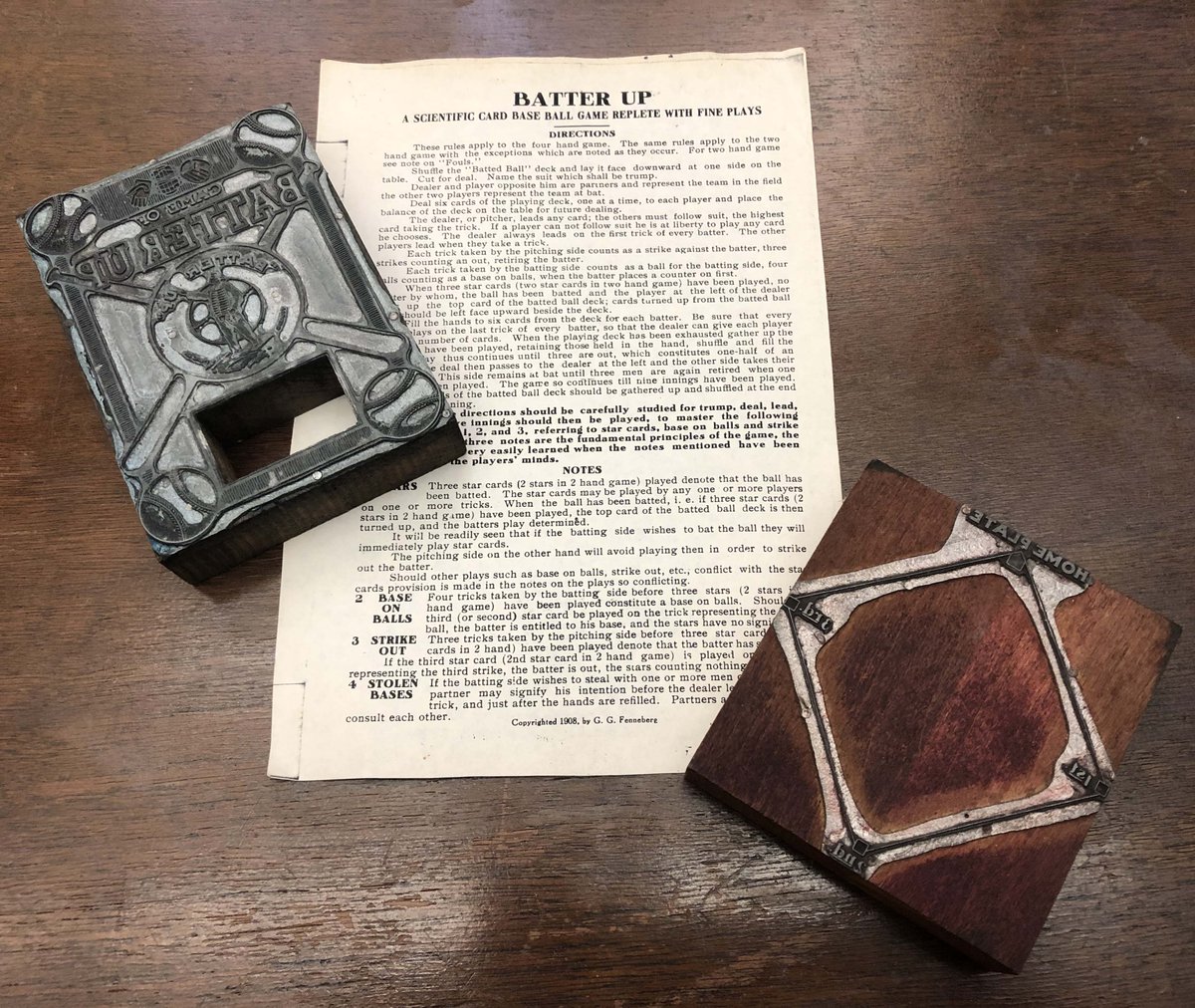 CanadayCenter's tweet image. Happy National Game &amp;amp; Puzzle Week! Would you pick up the cards for this 1909 “scientific card baseball game” to sharpen your brain after all of the Thanksgiving food has muddled it? What are your favorite games to play when with friends &amp;amp; family this holiday? #GameAndPuzzleWeek