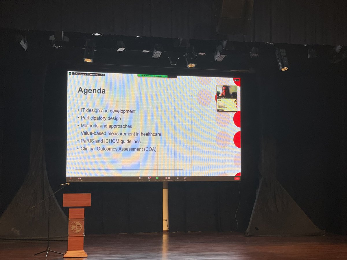 Ahora Segunda Charla Magistral Internacional en nuestro 1er día de Congreso #TICEC2021

Tecnología al servicio del paciente: Diseño participativo y evaluación de valor con Rebeca García de <a href="/La_UPM/">Universidad Politécnica de Madrid</a> <a href="/LifeSTech/">LifeSTech</a> 

@upsalesiana 
<a href="/CEDIAec/">CEDIA</a>