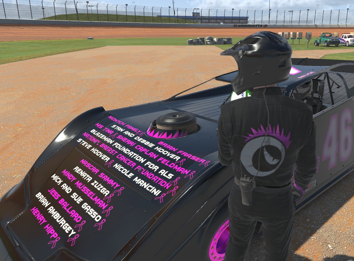 NAUSECAR's tweet photo. @DIRTcarRacing @dirtvision @TheDirtTrack @mohwkfoundation This wk we have names of donors/those who donors chose to put on the car. Thanks so much to everyone who donated!
Donations received from now to Jan 4th will be added to the Rd 8 Late Model Jan 5th at @Limaland.
Use #DIRTeSports in your donation order and message me with name! https://t.co/dQ0x3blftl