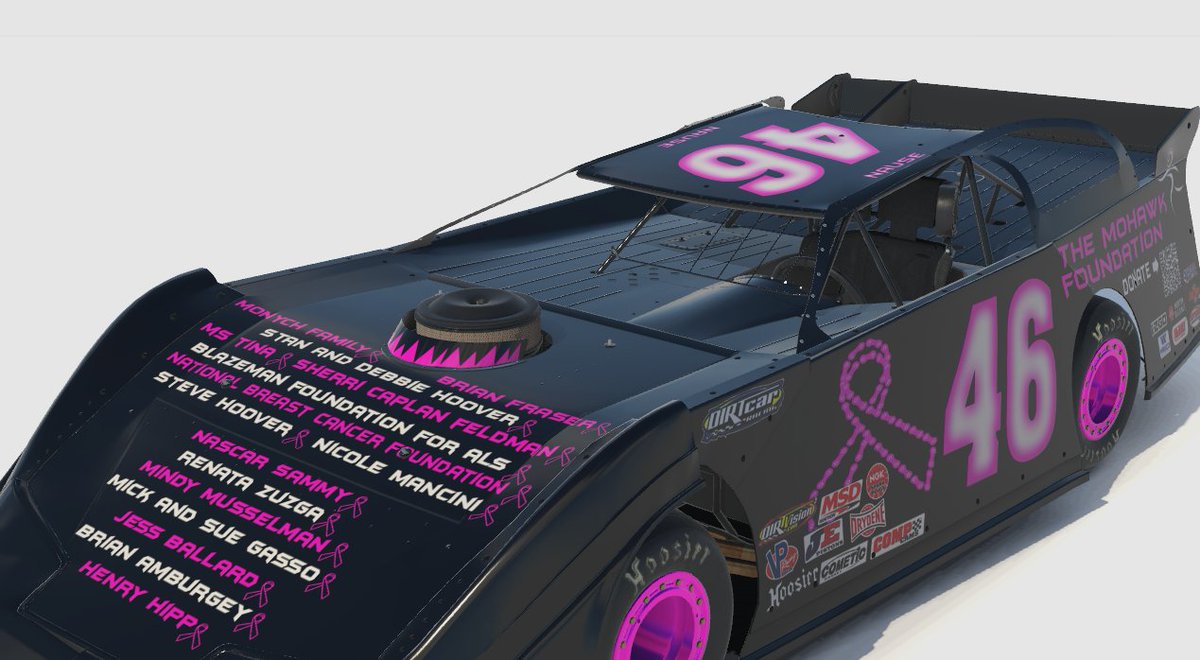NAUSECAR's tweet photo. @DIRTcarRacing @dirtvision @TheDirtTrack @mohwkfoundation This wk we have names of donors/those who donors chose to put on the car. Thanks so much to everyone who donated!
Donations received from now to Jan 4th will be added to the Rd 8 Late Model Jan 5th at @Limaland.
Use #DIRTeSports in your donation order and message me with name! https://t.co/dQ0x3blftl