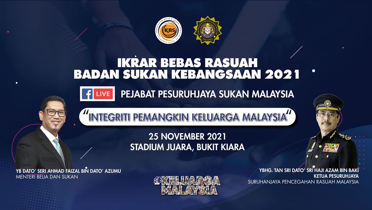 Pejabat Pesuruhjaya Sukan Malaysia (@PejabatSukan) / Twitter