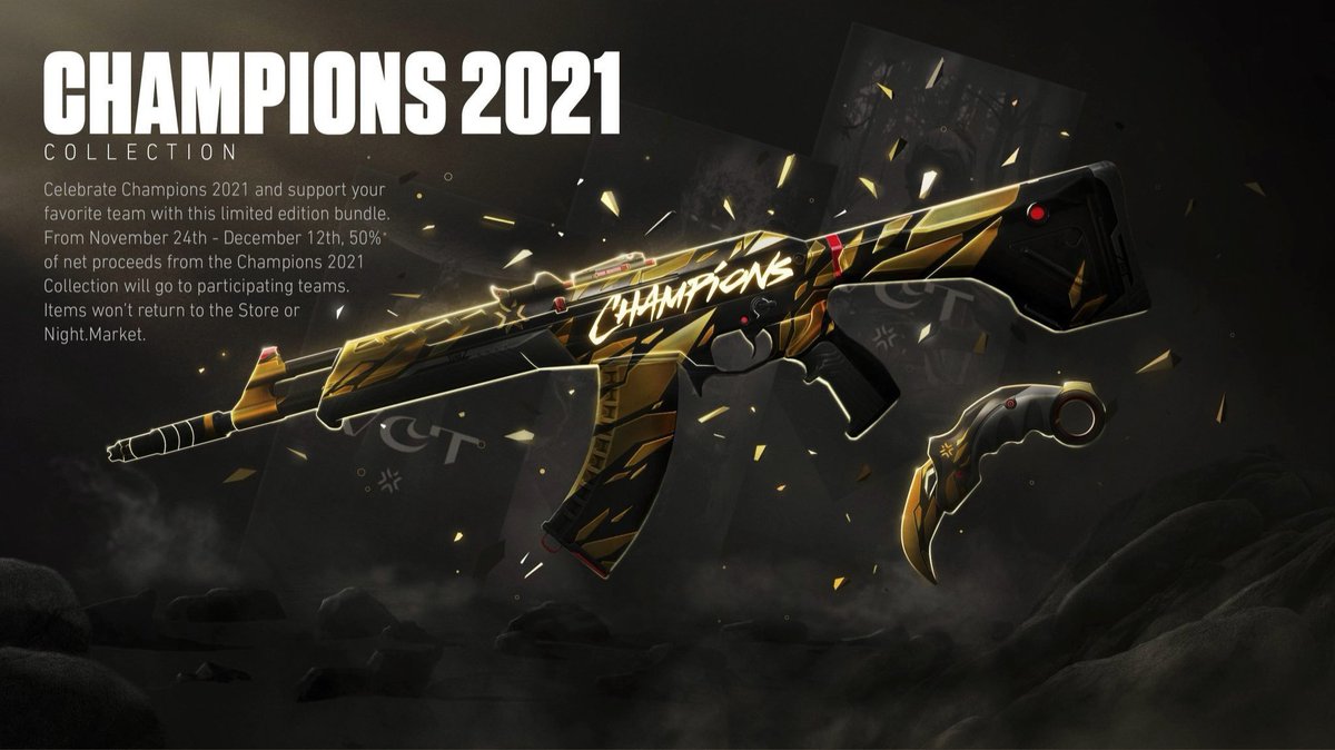 LiniageVR's tweet photo. CHAMPIONS VALORANT BUNDLE GIVEAWAY!
- Like and Retweet
- Tag 2 friends
- Follow @LiniageVR 
- For more entries go to https://t.co/3l3jpfXc19 and type 
 " !giveaway "
Announcing 12/8/21 ! https://t.co/ZrsHvxu78s