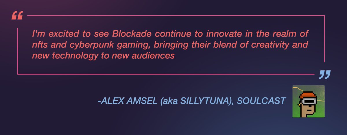 neondistrictRPG's tweet image. Thank you to our returning investor @sillytuna, who has been in our corner since our earliest days and has always been an unwavering source of confidence, guidance, and support.