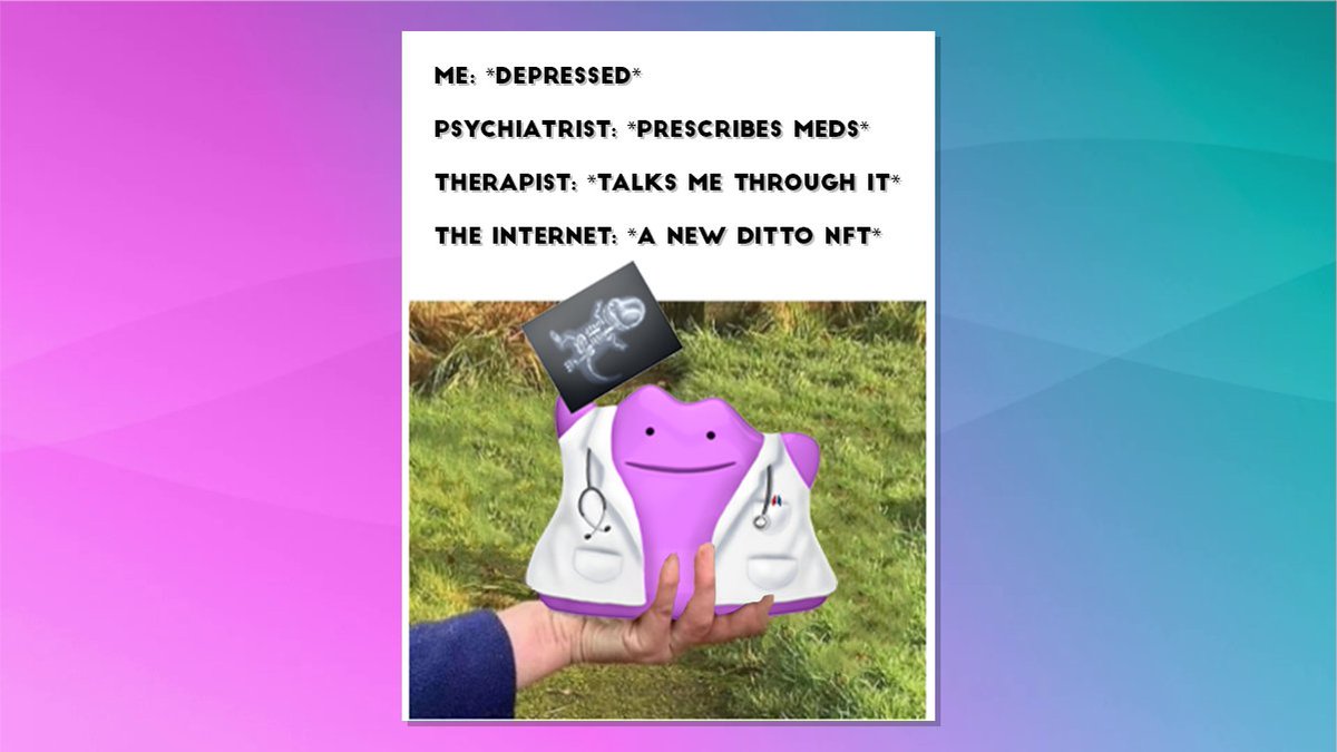 Hi Trainers,
Sometimes all we need is to hold something cute long enough! 

Don’t forget the ongoing giveaway of 750$ BUSD and 11 NFTs!👀
woorise.com/everywhere/dit…  

Links below! 👇
linktr.ee/dittomoney_ 

$DITTO $xDITTO

#BinanceSmartChain #yieldfarming #staking #DeFi