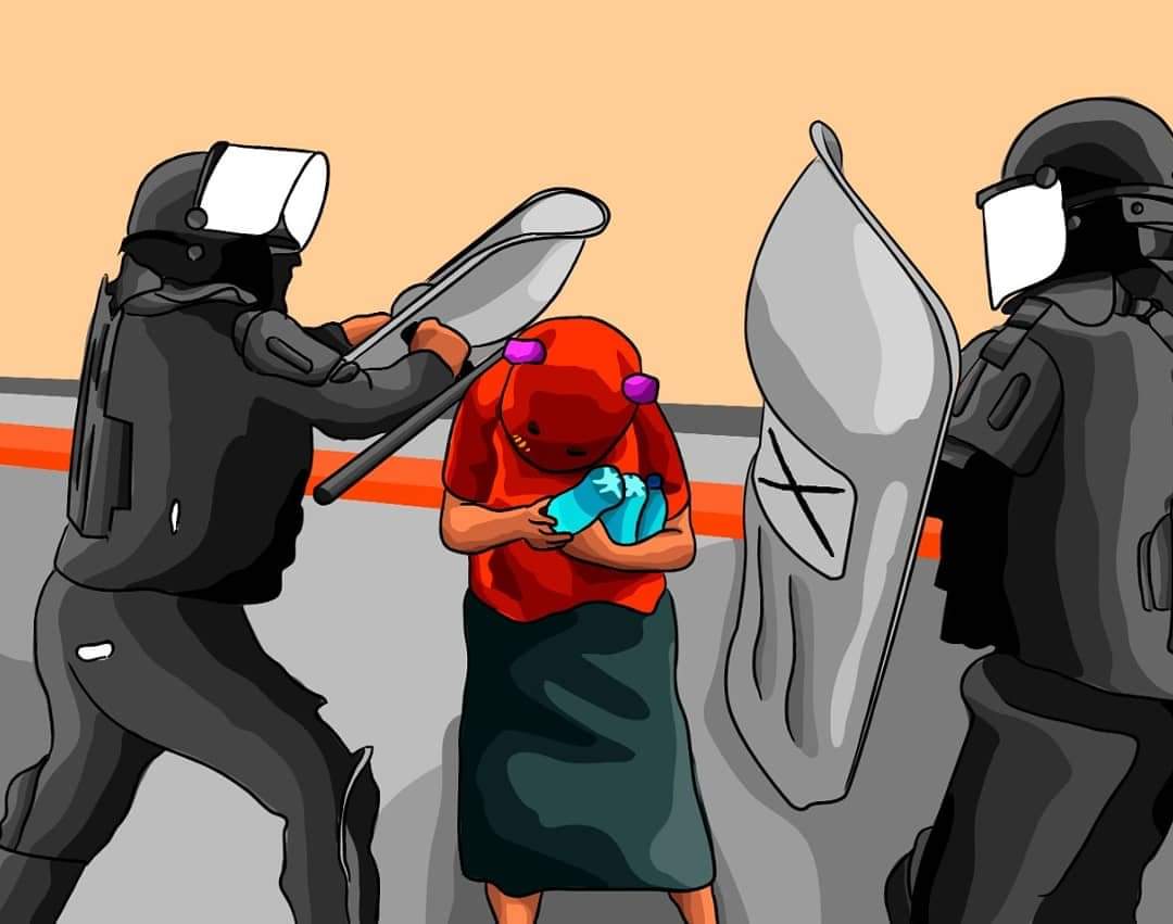 justiciayagt's tweet photo. No les bastó con agarrar a palazos, rociar de gas y detener ilegalmente a los manifestantes en el #21N, ahora dejan impunes a los policías y se inventa casos contra las personas que resistieron la represión policial. 

#Libertad21N #SOSGuatemala https://t.co/tNVlMrcO6J