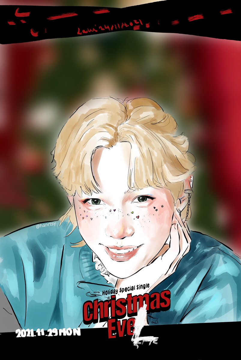 hanrtsy's tweet photo. quick #ChristmasEveL teaser art 🎄 https://t.co/pwUEZ4TxFM