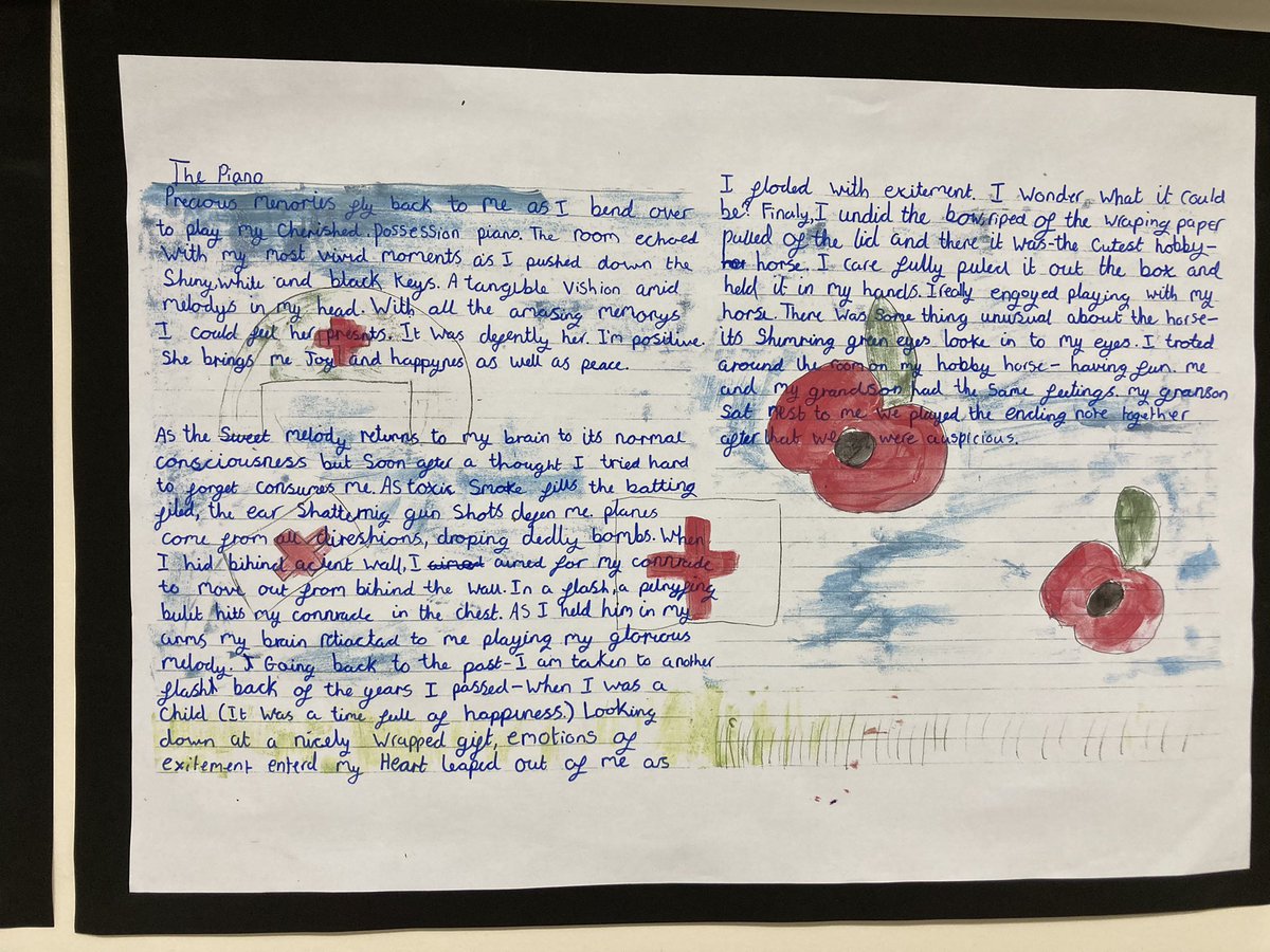 LaceyFieldEng's tweet photo. It’s #wowwednesday and wow what wonderful writing from y6. Thank you for inviting me to read it! https://t.co/vEcRuTfdkY