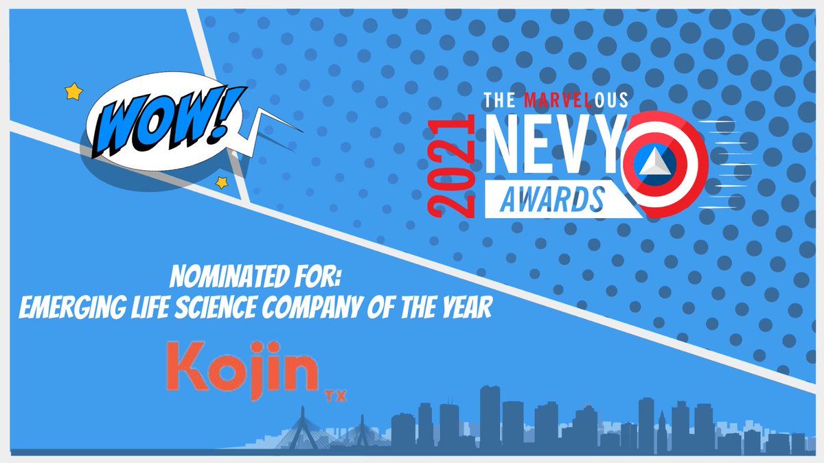 Kojin Tx (@kojintx) on Twitter photo We're excited to announce that we are a nominee for the 2021 Emerging Life Science Company of the Year at the <a href="/NewEnglandVC/">The New England Venture Capital Association</a> MARVELous NEVYs! Weāre looking forward to attending the event on December 2nd and celebrating at the <a href="/HOBBoston/">Citizens House of Blues Boston</a>. Learn more here: newenglandvc.medium.com/new-england-ve⦠We're excited to announce that we are a nominee for the 2021 Emerging Life Science Company of the Year at the <a href="/NewEnglandVC/">The New England Venture Capital Association</a> MARVELous NEVYs! Weāre looking forward to attending the event on December 2nd and celebrating at the <a href="/HOBBoston/">Citizens House of Blues Boston</a>. Learn more here: newenglandvc.medium.com/new-england-veā¦