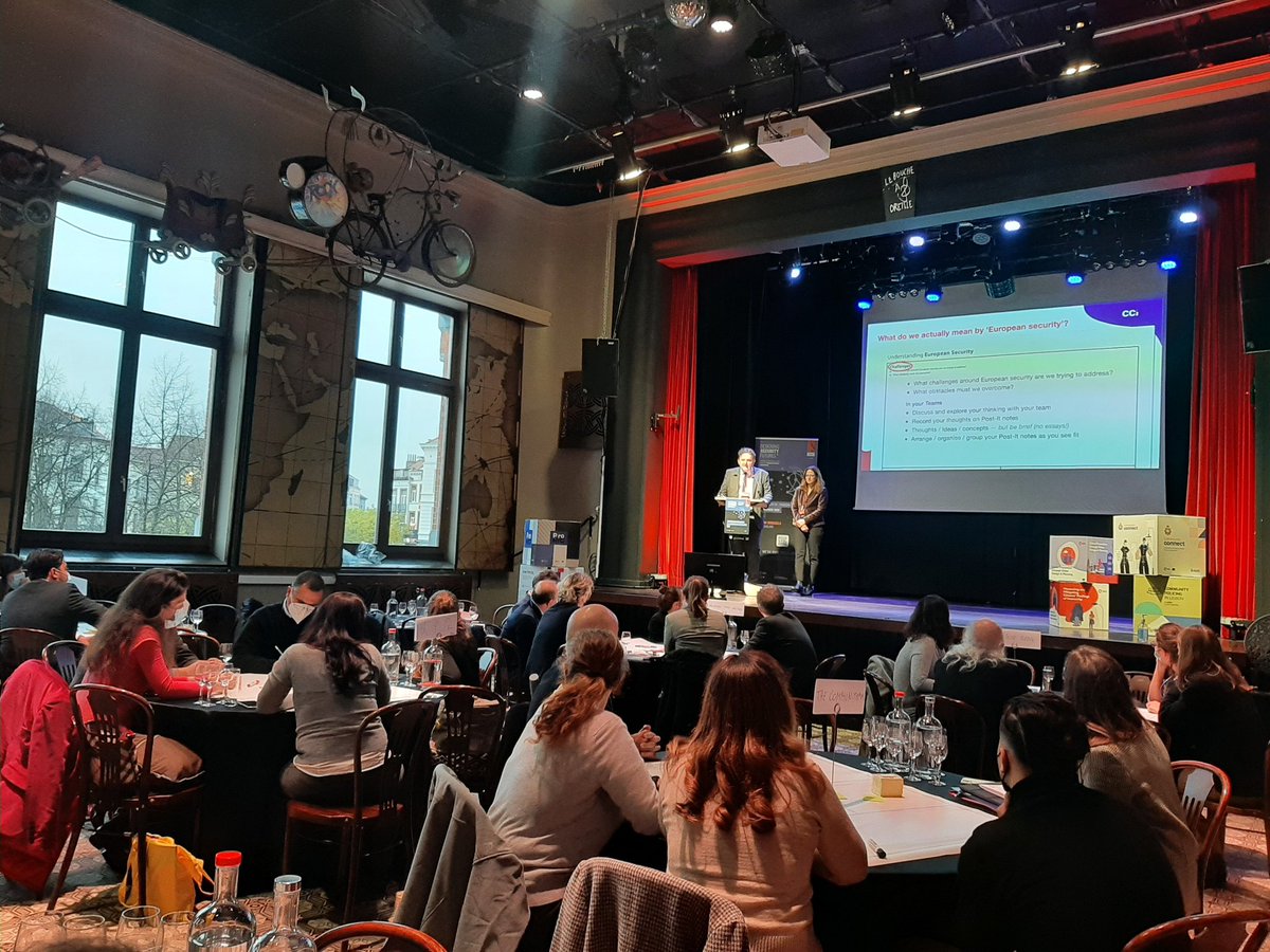 CCIproject's tweet photo. We are starting our "Understanding European Security" interactive workshop. We can't wait to see the ideas that come out of it! 👀
#CCIconference https://t.co/ZA0RlM4aBt