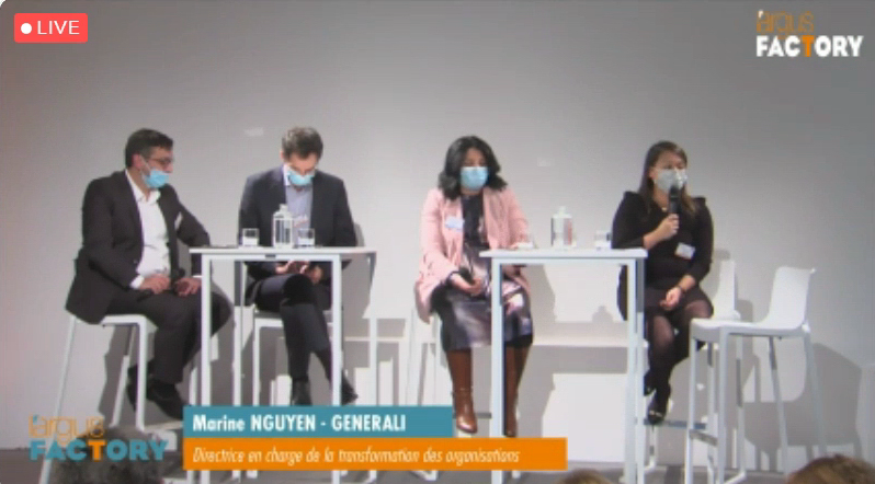 generalifrance's tweet image. #ArgusFactory Marine Nguyen #Generali : « La crise de la #Covid19 a accéléré la donne dans la #transformation des organisations, qui a une temporalité longue. Elle nous a appris à apprécier des victoires plus tôt, à cranter des horizons plus courts. » #transfonum