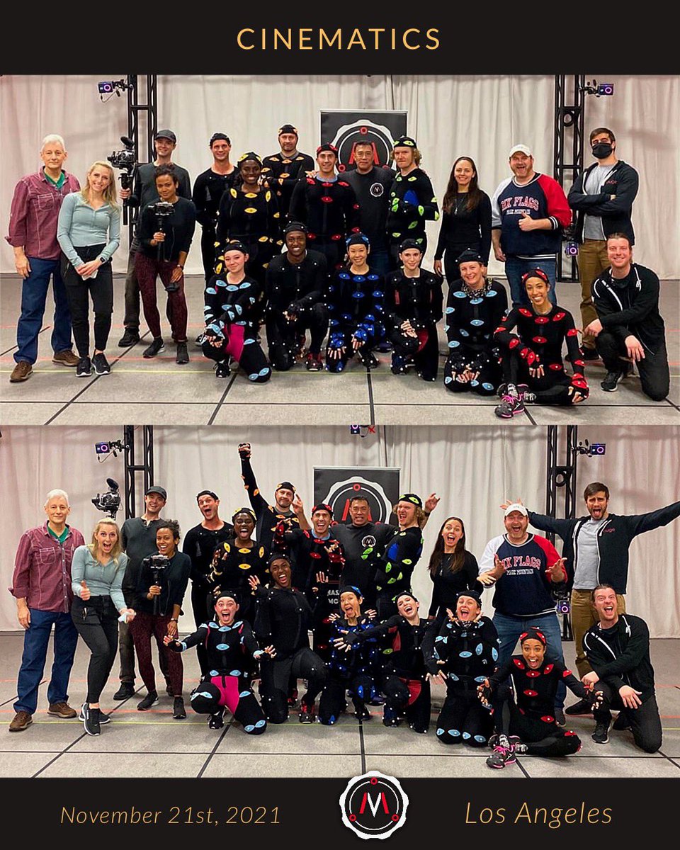 themocapvaults's tweet photo. Last weekend we held our first CINEMATICS class in a while in Los Angeles with @RichardDorton &amp; @ThomasGarnerAct &amp; an INTRO to MOCAP in London with @PWMawhinney &amp; @JohnDower #LosAngeles #london #mocap #acting #pcap Design by @edenbodower https://t.co/dTvirHyzYL