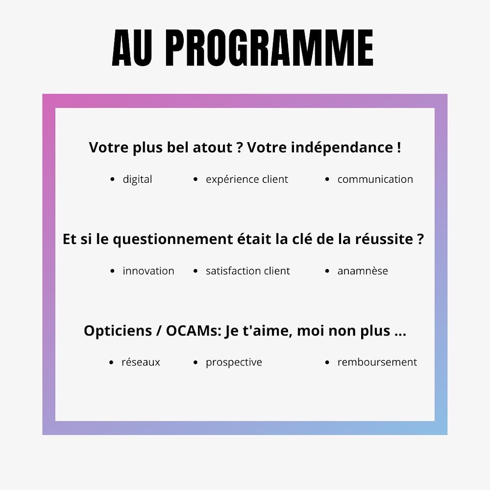 opticien_indep's tweet image. L’OPTIQUE FAIT SON SHOW !🎉

Plusieurs soirées sont organisées pour aller à la rencontre des opticiens indépendants de France.

Venez échanger en toute convivialité sur l’avenir de notre métier.

Pour vous inscrire et obtenir plus de détails 👉 bit.ly/3cLHUxG

#opticien