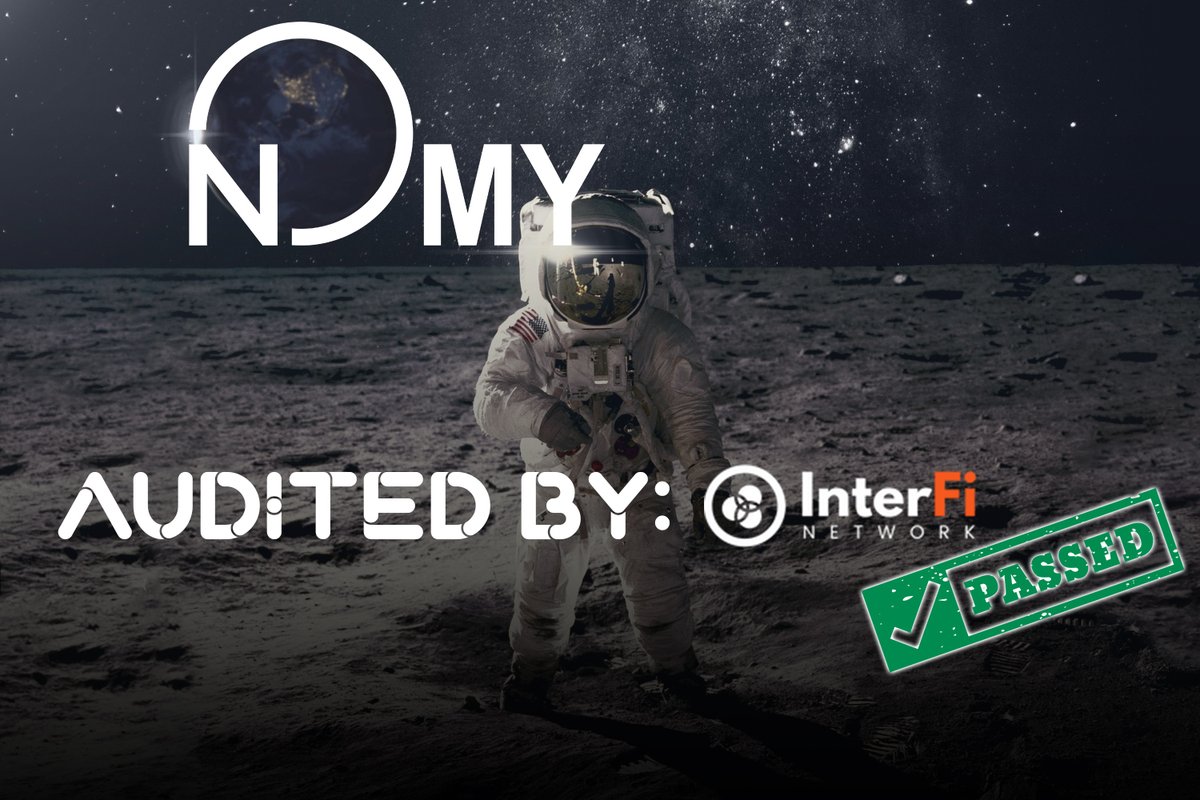 NOMY (@nomy_bsc) on Twitter photo 🟢 Smart Contract Audit Passed 🟢
🚀 Good News 🚀
✅ <a href="/InterFiNetwork/">InterFi Audits 🛡</a> Smart contract Audit passed.
✅ Liquidity Locked for 2 Years
✅ 10% SHIBA Rewards
🟢 Only 1700 holders
🟢 Only 600k MC
🖥 nomy.finance
#BSCGems #BSCGem #Binance #BNB #cryptocurrecy 🟢 Smart Contract Audit Passed 🟢
🚀 Good News 🚀
✅ <a href="/InterFiNetwork/">InterFi Audits 🛡</a> Smart contract Audit passed.
✅ Liquidity Locked for 2 Years
✅ 10% SHIBA Rewards
🟢 Only 1700 holders
🟢 Only 600k MC
🖥 nomy.finance
#BSCGems #BSCGem #Binance #BNB #cryptocurrecy