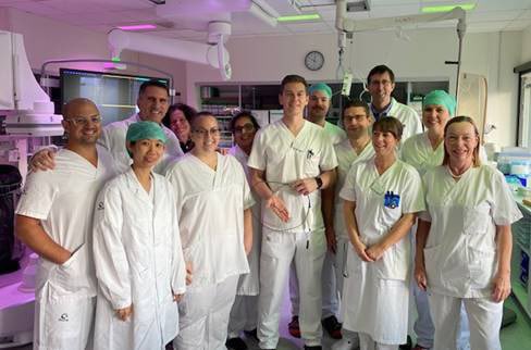 MGtberg's tweet photo. 1/. First-in-human of Vortex, BSC new heart pump was successfully performed in three very high risk PCI cases. The pump worked flawlessly! 14F sheath but selfexpanding in-flow cannula allowing for improved flow compared to Impella CP. https://t.co/gdkA5XWLpN