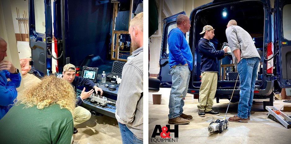 Hollidaysburg Borough received the industry's most trusted sewer inspection crawler - <a href="/teamenvirosight/">Envirosight</a> ROVVER X!!! 😮

TSM, E.J. Weber, and Product Manager, Brian Lopez delivered and trained on this mainline system yesterday! 

Key to Success = Support &amp; Training
