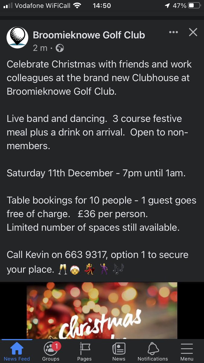 BroomieknoweGC's tweet image. If you have not booked your works night out, why not try the brand new Clubhouse at @BroomieknoweGC ?